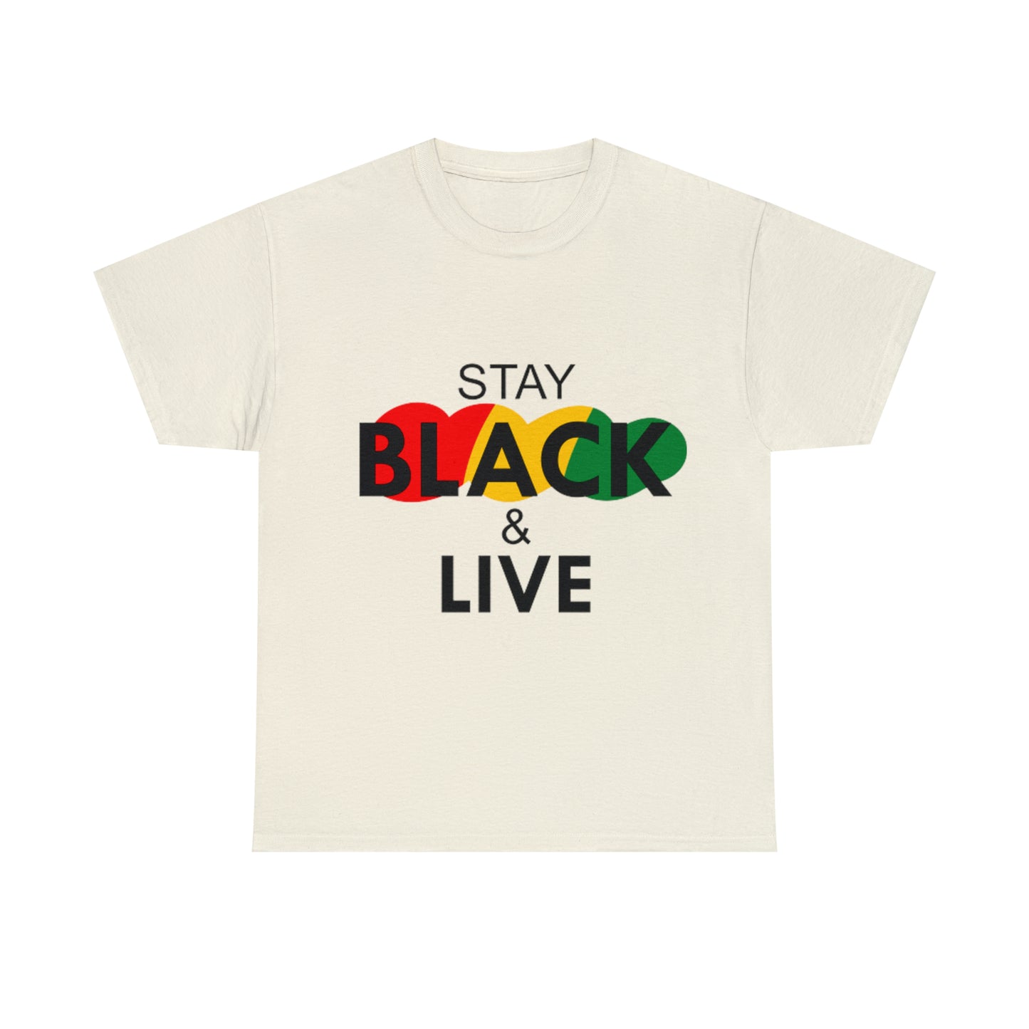 Stay black & live Cotton Tee