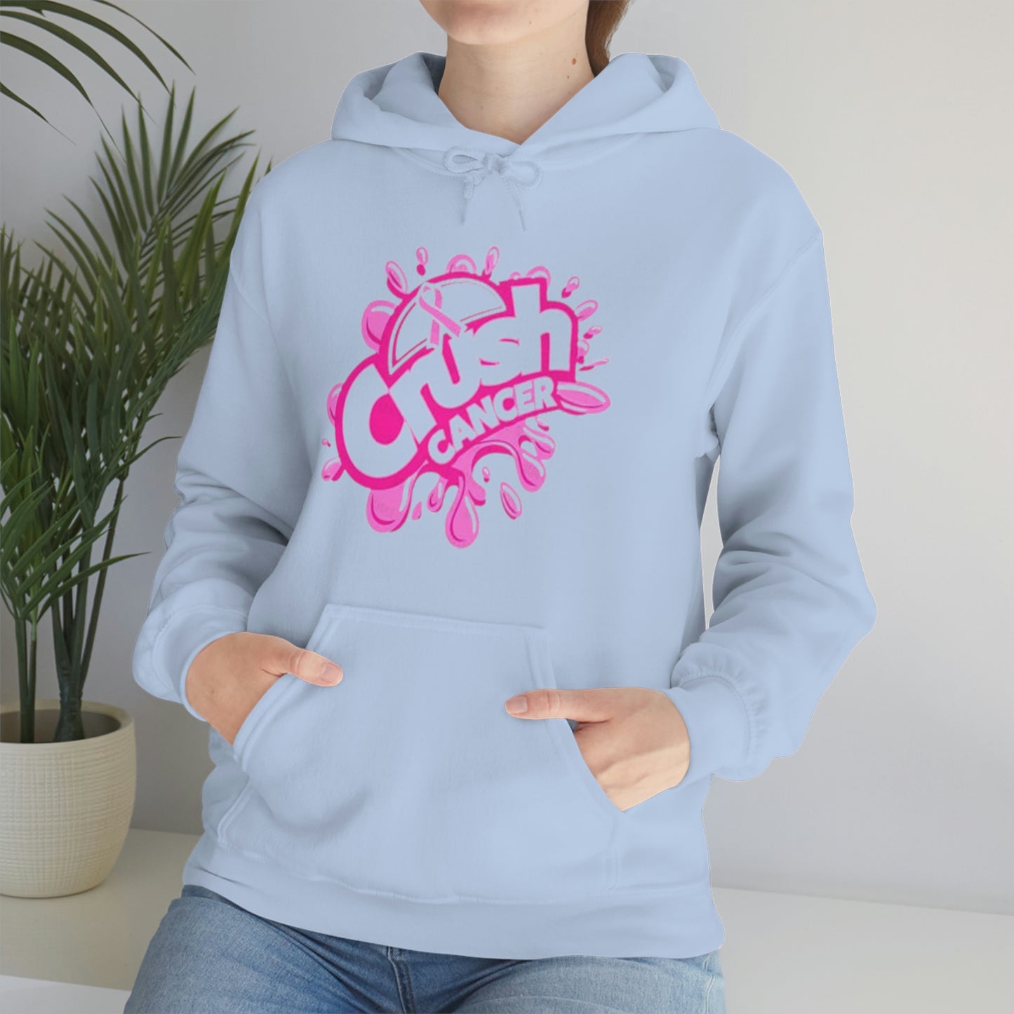 Crush Cancer Heavy Blend™ Hooded Sweatshirt