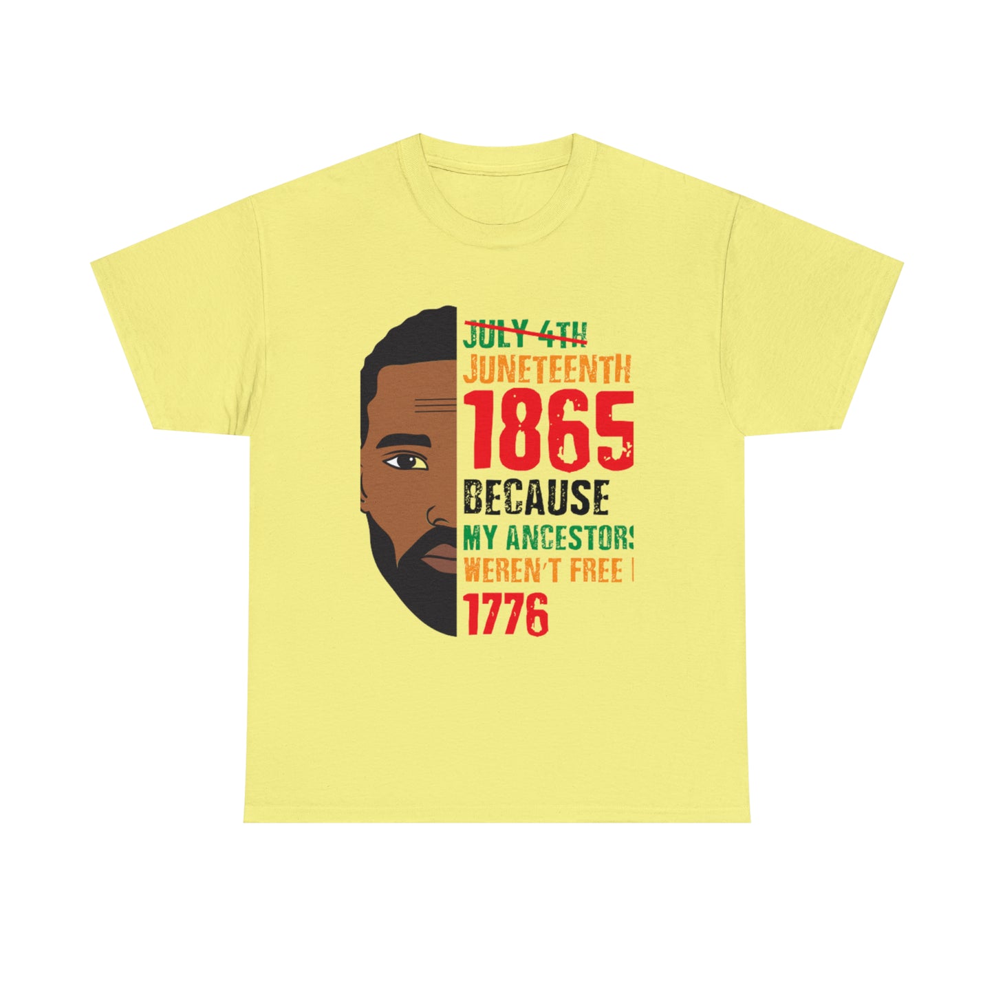 Mens Juneteenth Cotton Tee