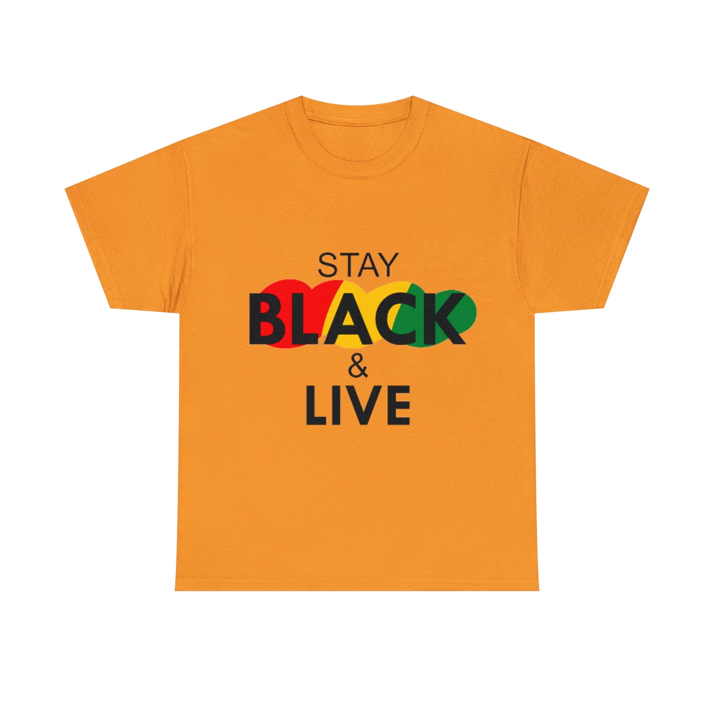 Stay black & live Cotton Tee