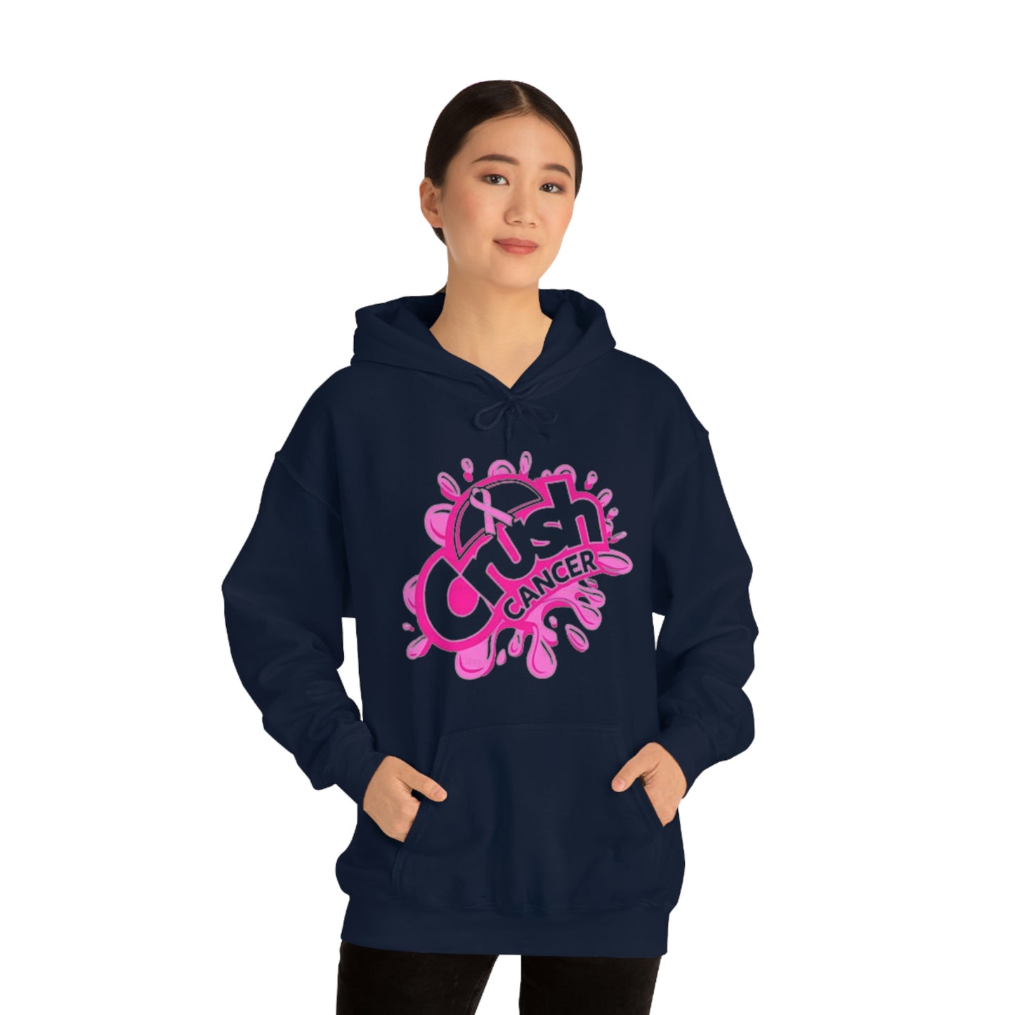 Crush Cancer Heavy Blend™ Hooded Sweatshirt