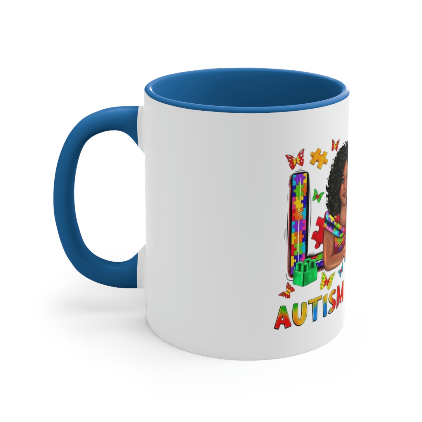 Autism Accent Coffee Mug, 11oz