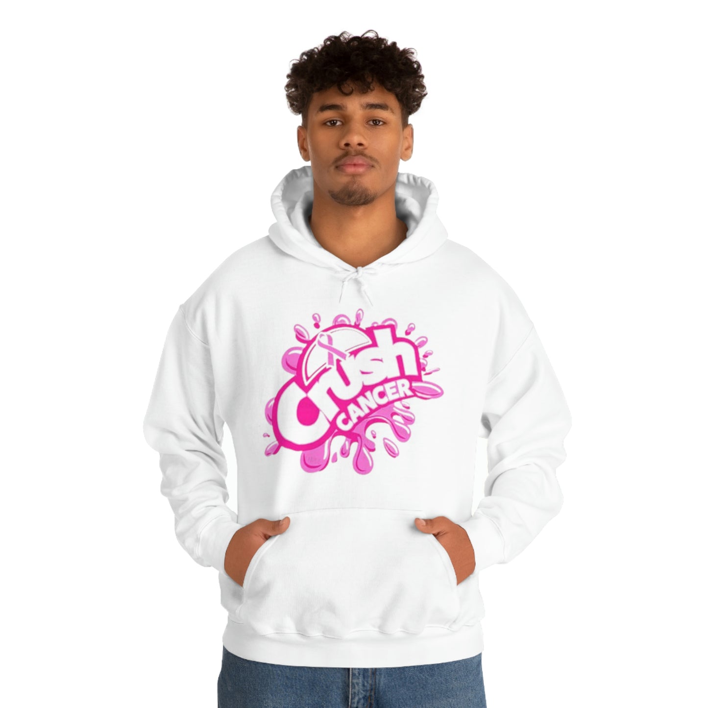 Crush Cancer Heavy Blend™ Hooded Sweatshirt