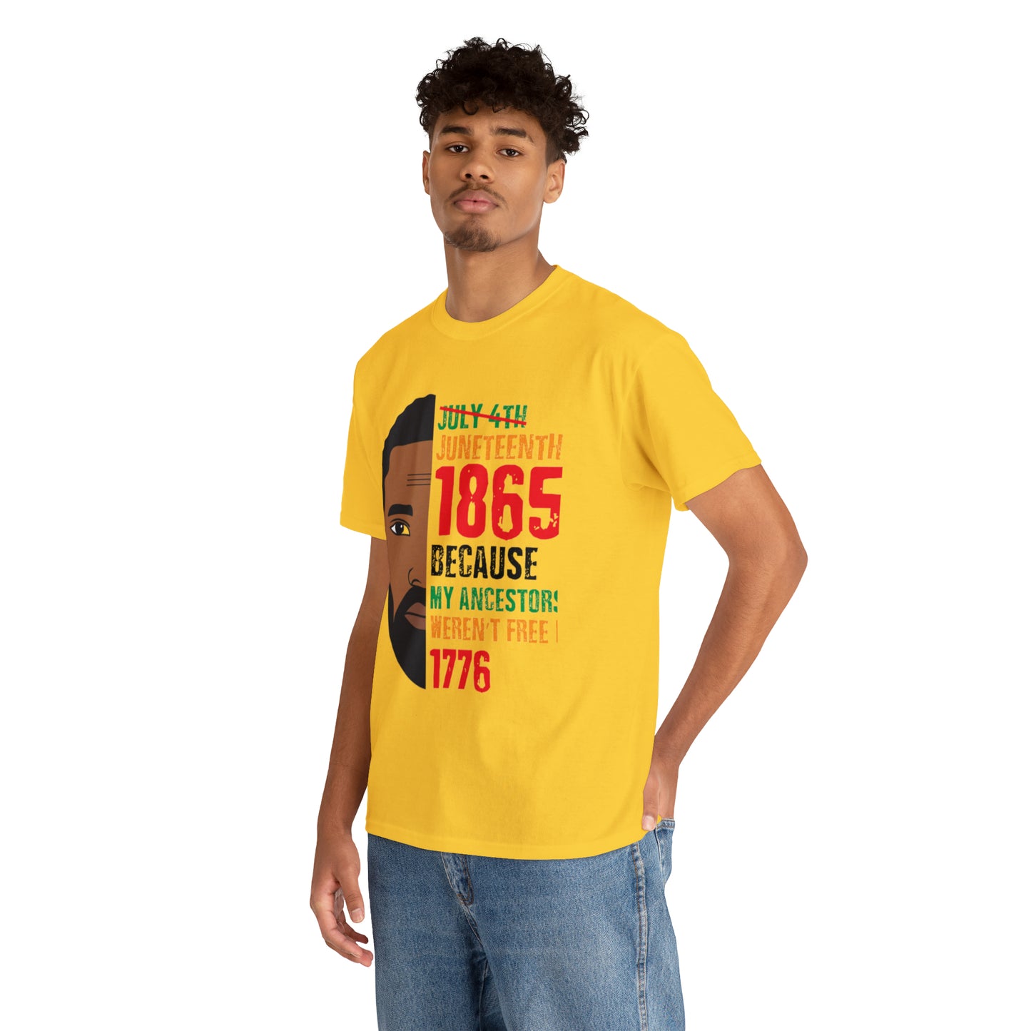 Mens Juneteenth Cotton Tee