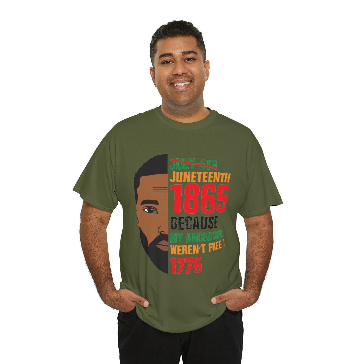 Mens Juneteenth Cotton Tee