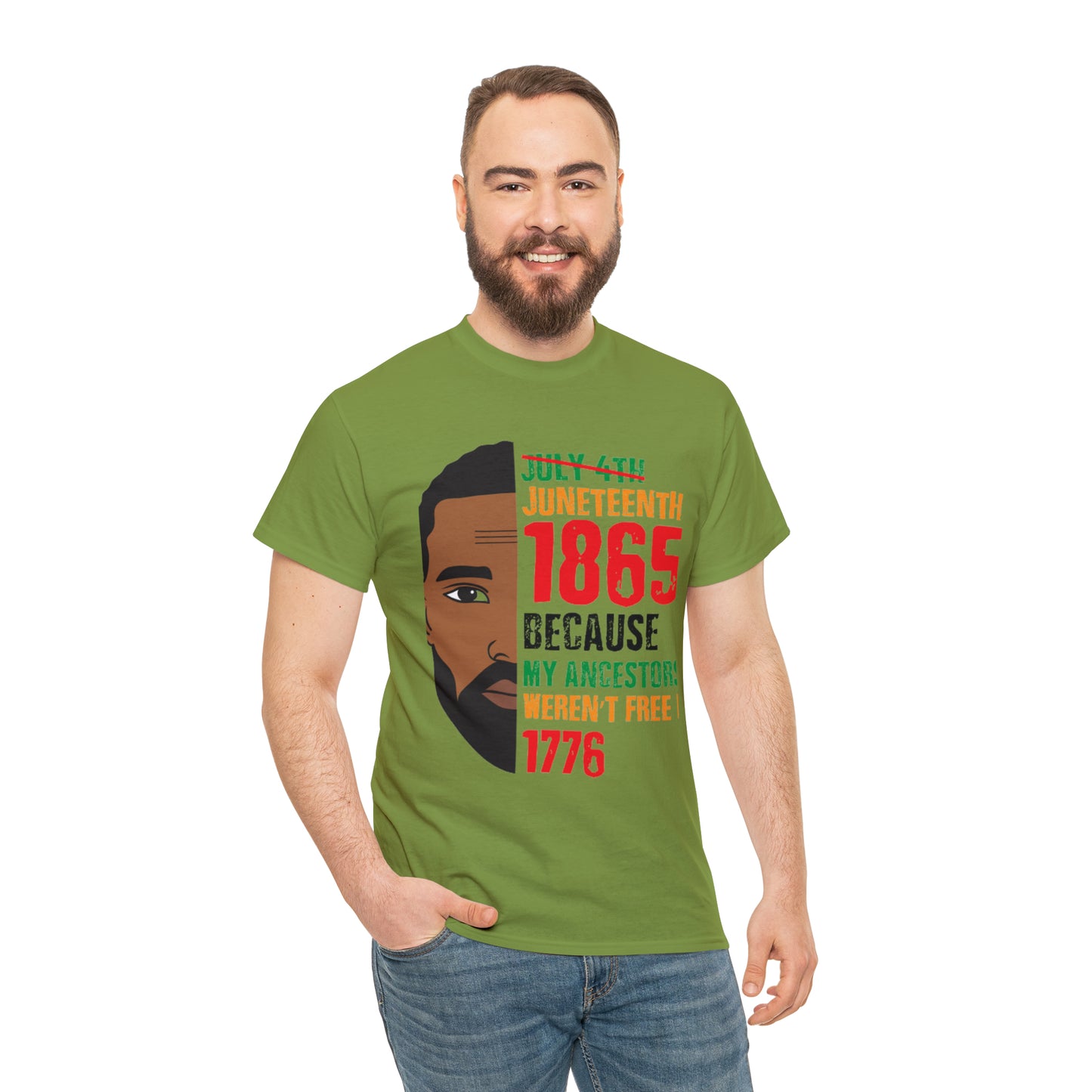 Mens Juneteenth Cotton Tee