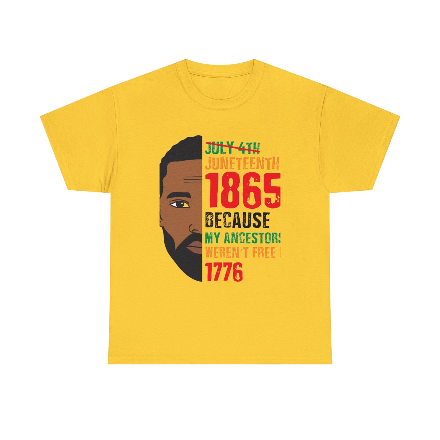 Mens Juneteenth Cotton Tee