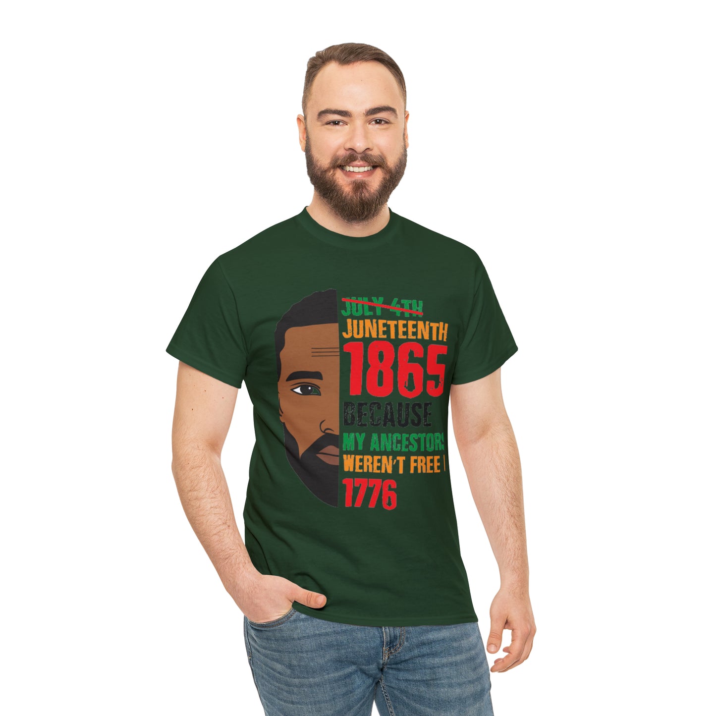 Mens Juneteenth Cotton Tee