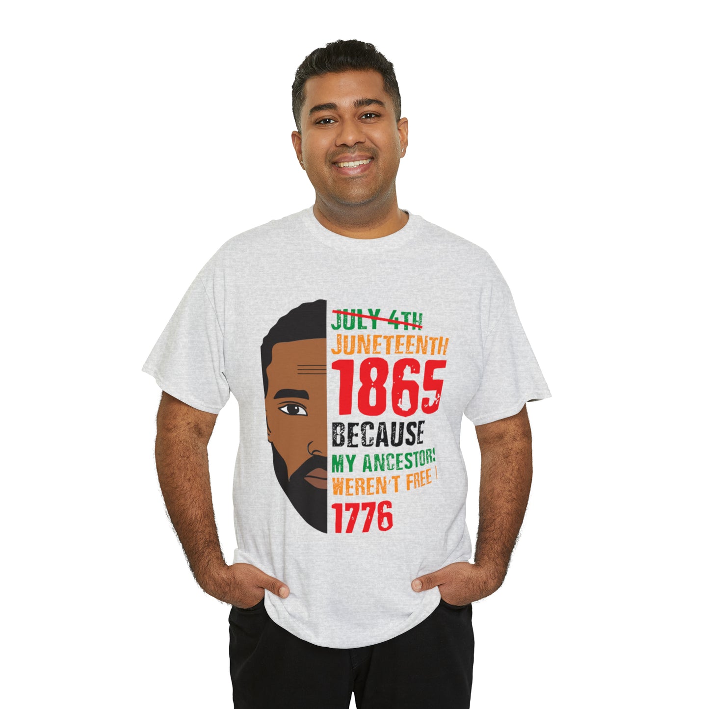 Mens Juneteenth Cotton Tee