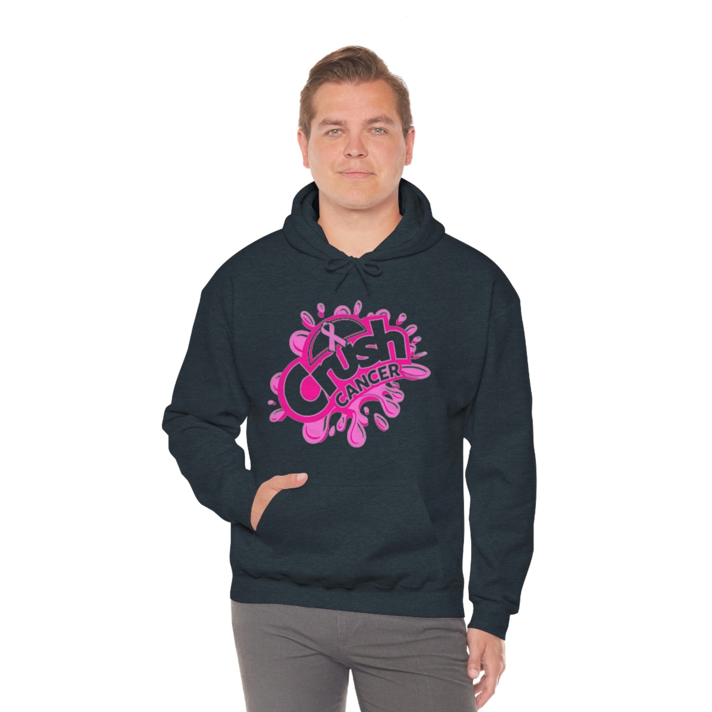 Crush Cancer Heavy Blend™ Hooded Sweatshirt