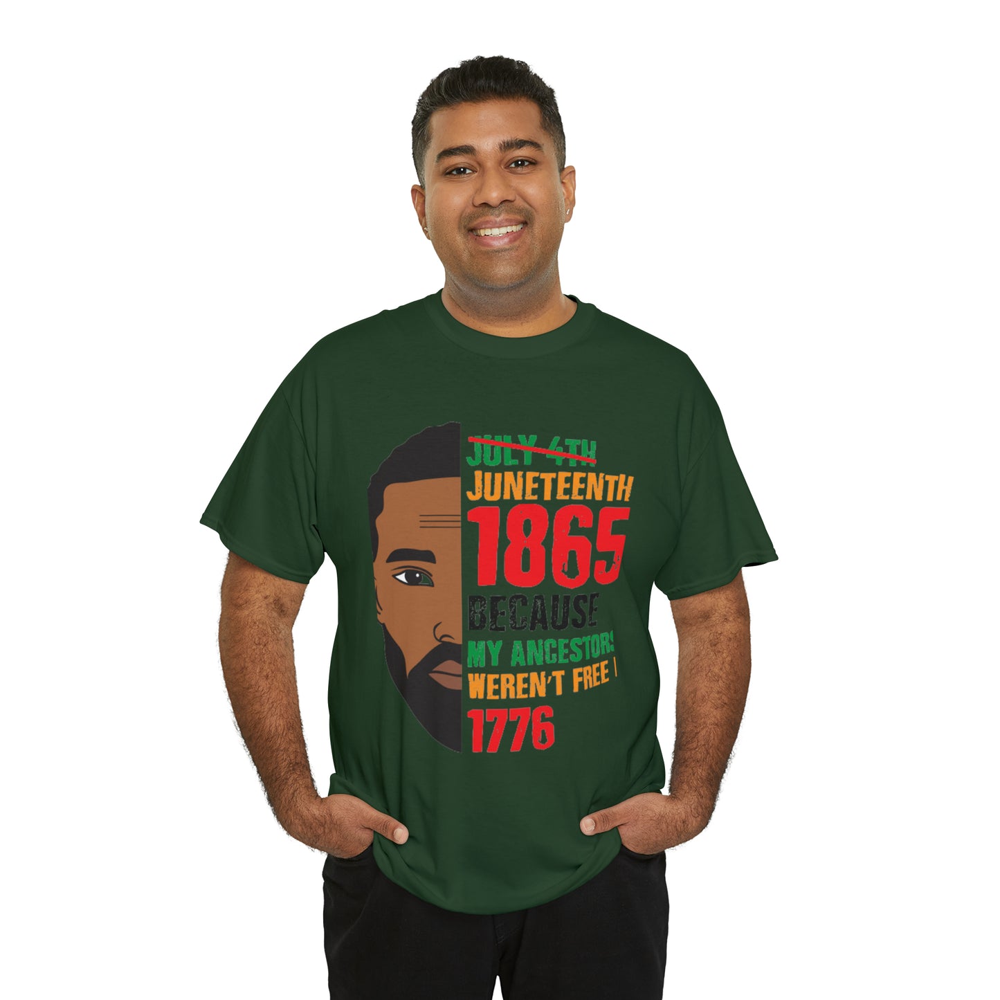 Mens Juneteenth Cotton Tee