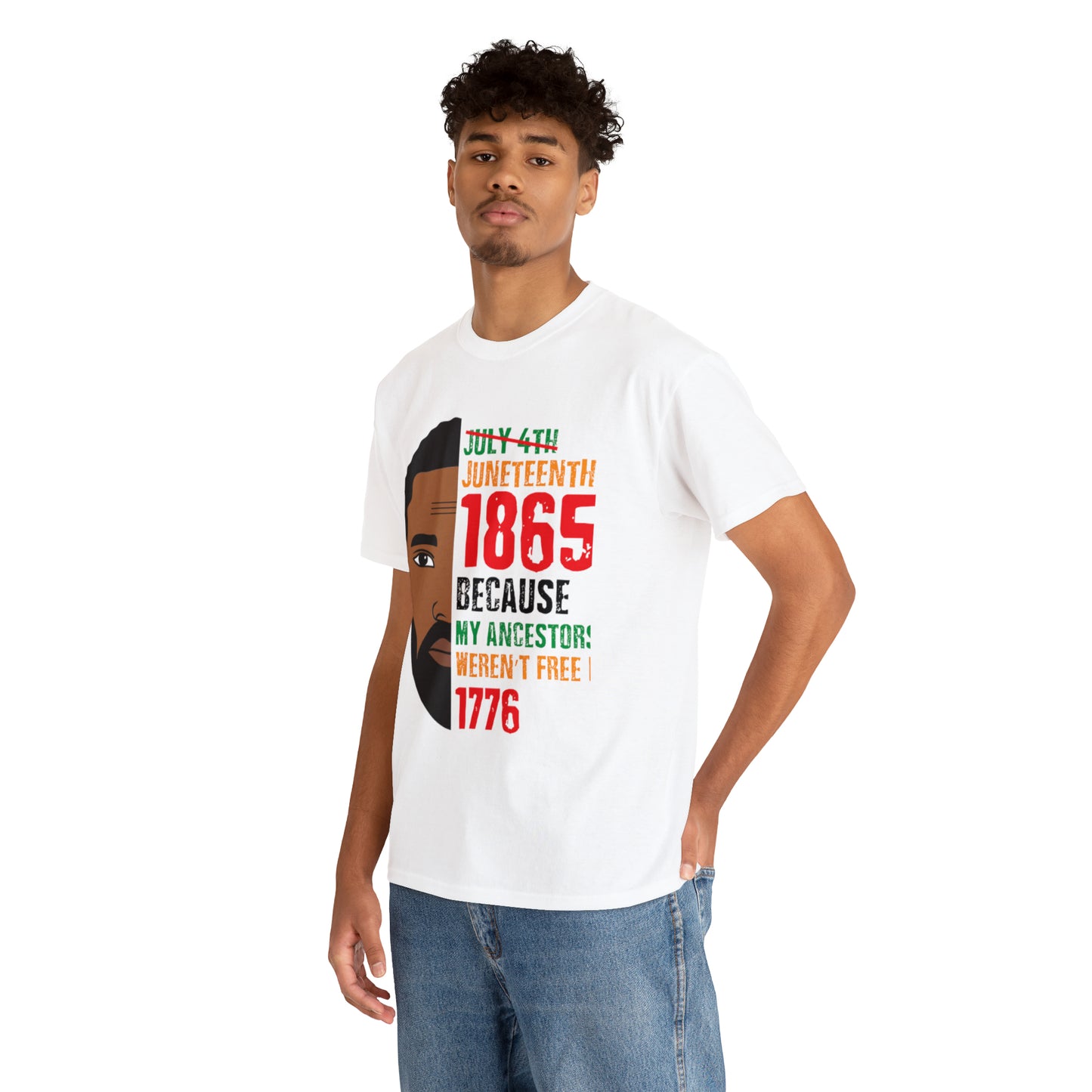 Mens Juneteenth Cotton Tee