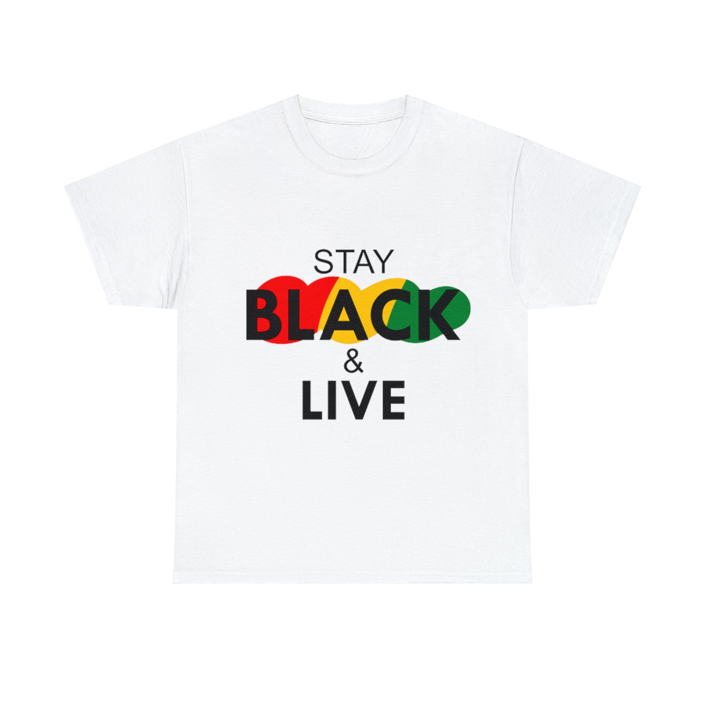 Stay black & live Cotton Tee