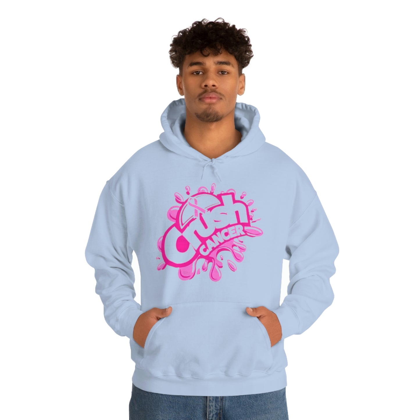 Crush Cancer Heavy Blend™ Hooded Sweatshirt