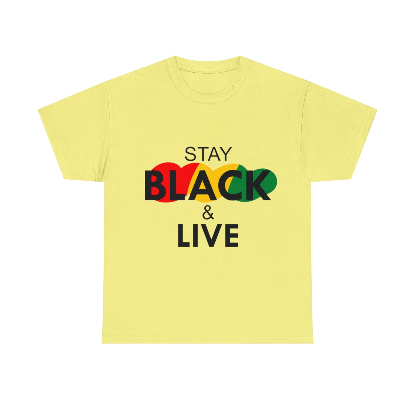 Stay black & live Cotton Tee