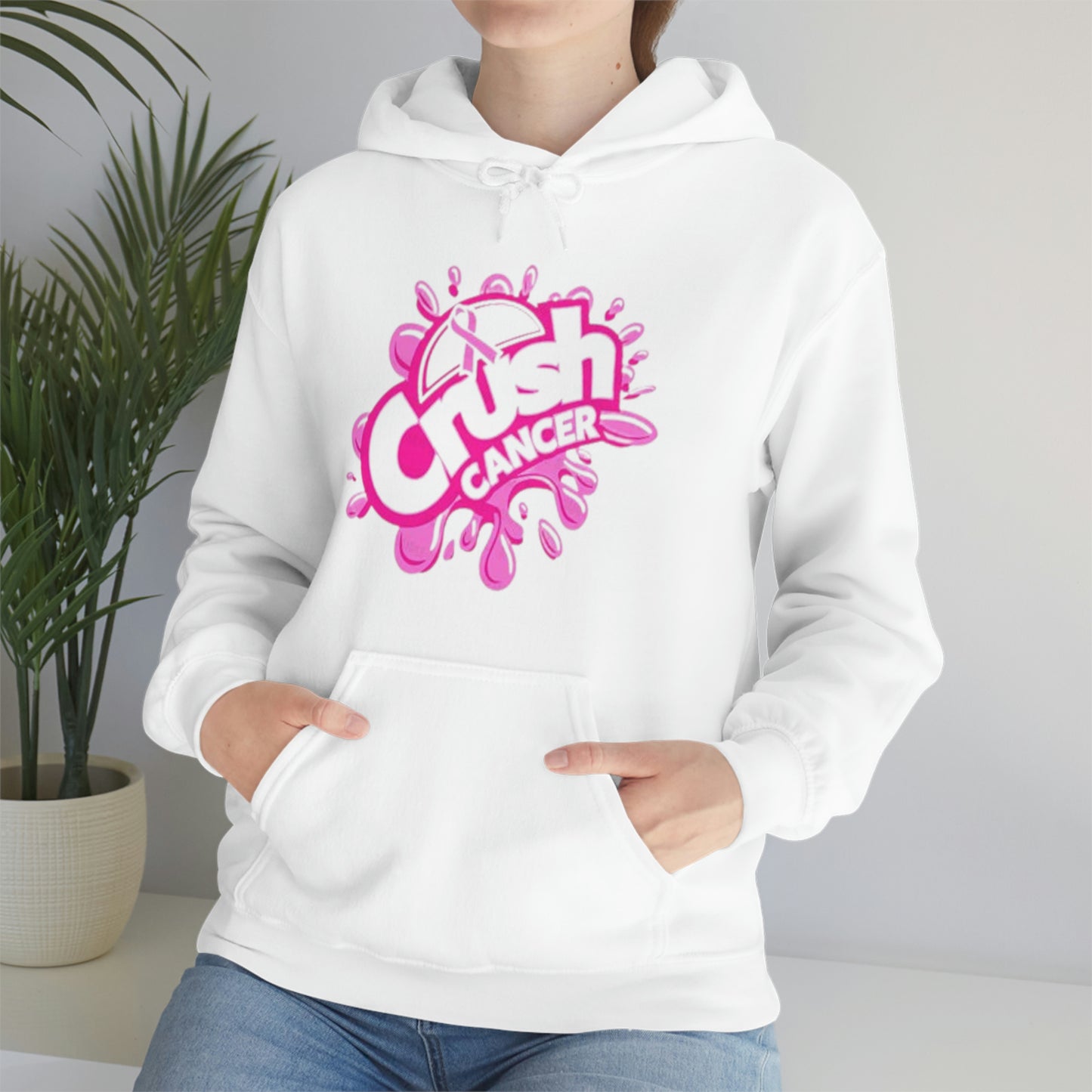 Crush Cancer Heavy Blend™ Hooded Sweatshirt