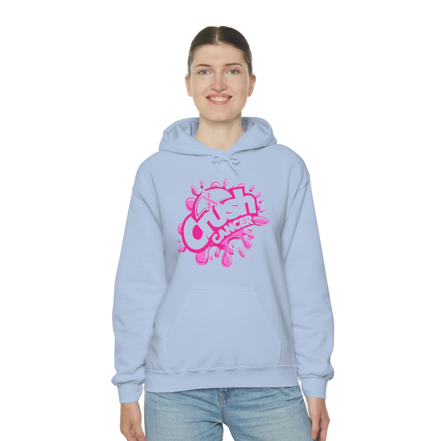 Crush Cancer Heavy Blend™ Hooded Sweatshirt