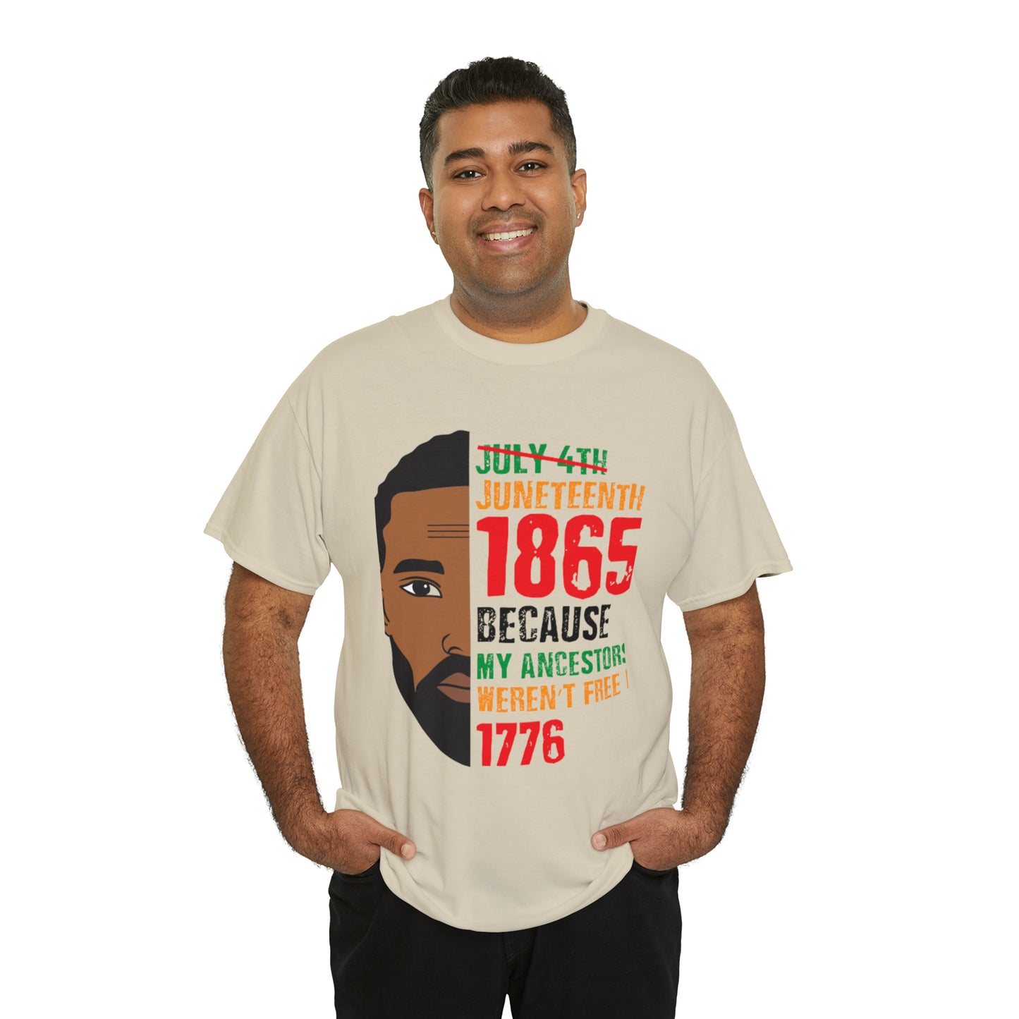 Mens Juneteenth Cotton Tee