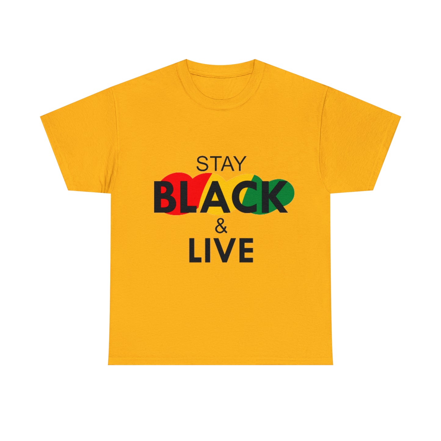 Stay black & live Cotton Tee