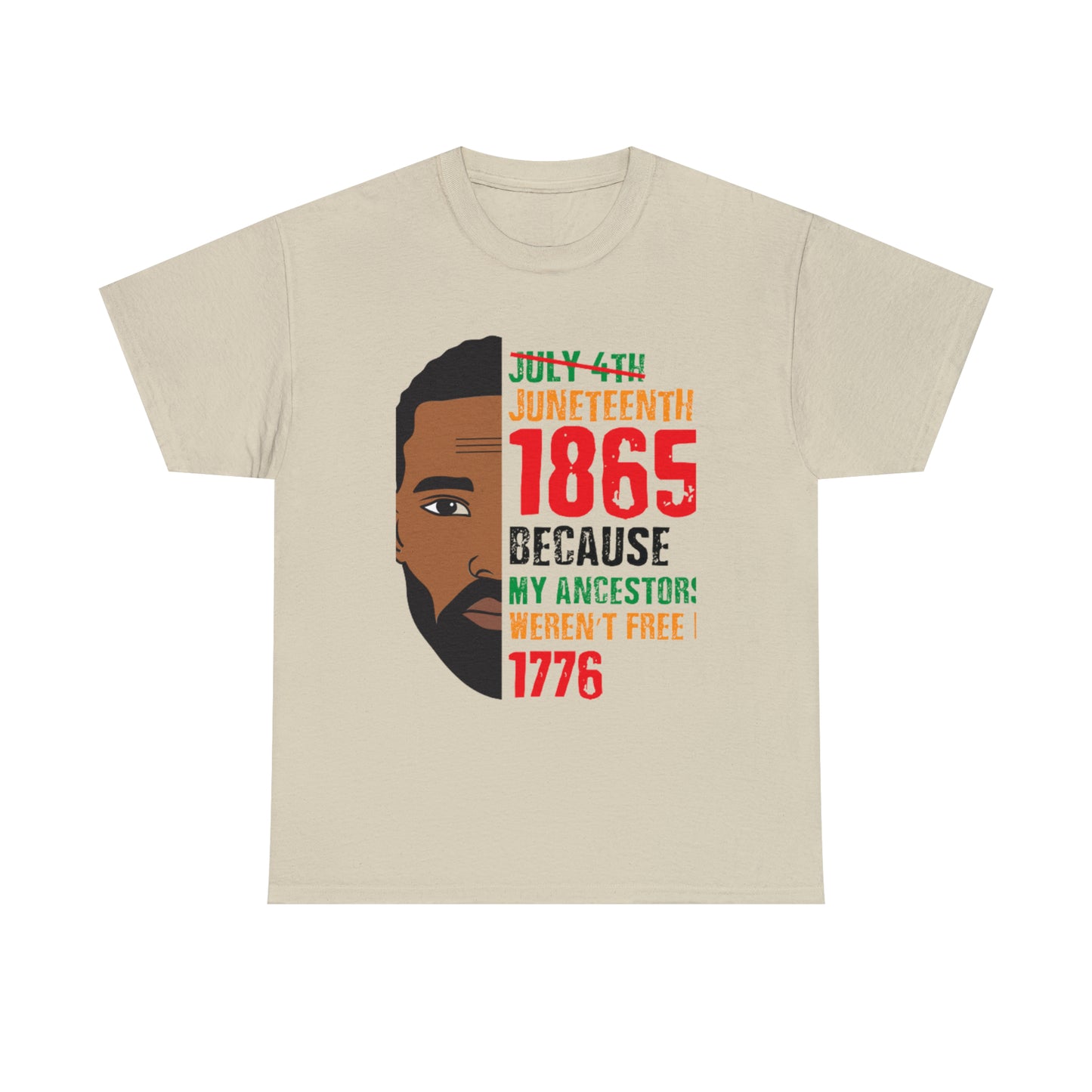 Mens Juneteenth Cotton Tee