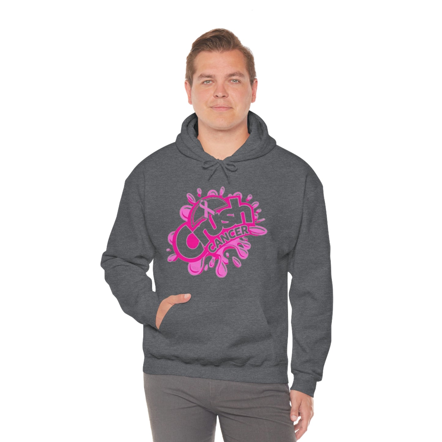 Crush Cancer Heavy Blend™ Hooded Sweatshirt