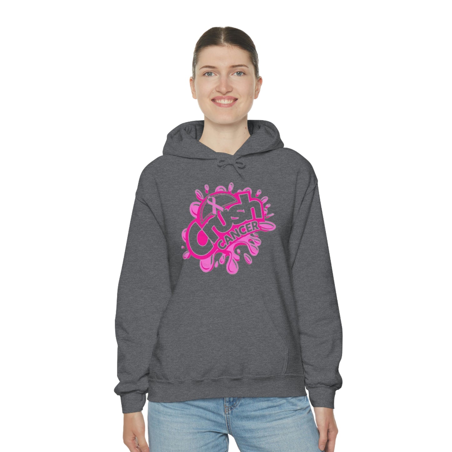 Crush Cancer Heavy Blend™ Hooded Sweatshirt