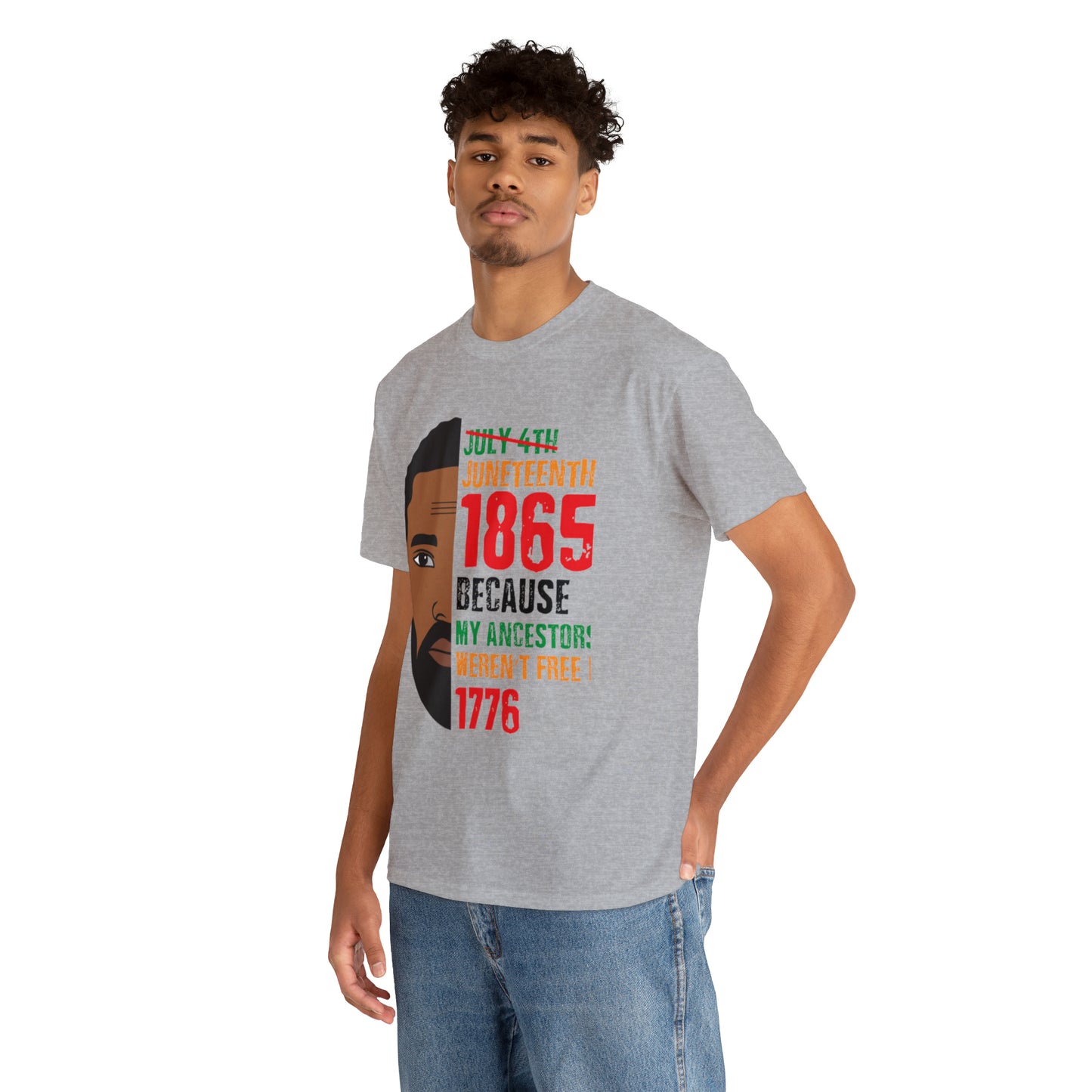 Mens Juneteenth Cotton Tee