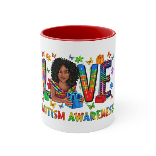 Autism Accent Coffee Mug, 11oz