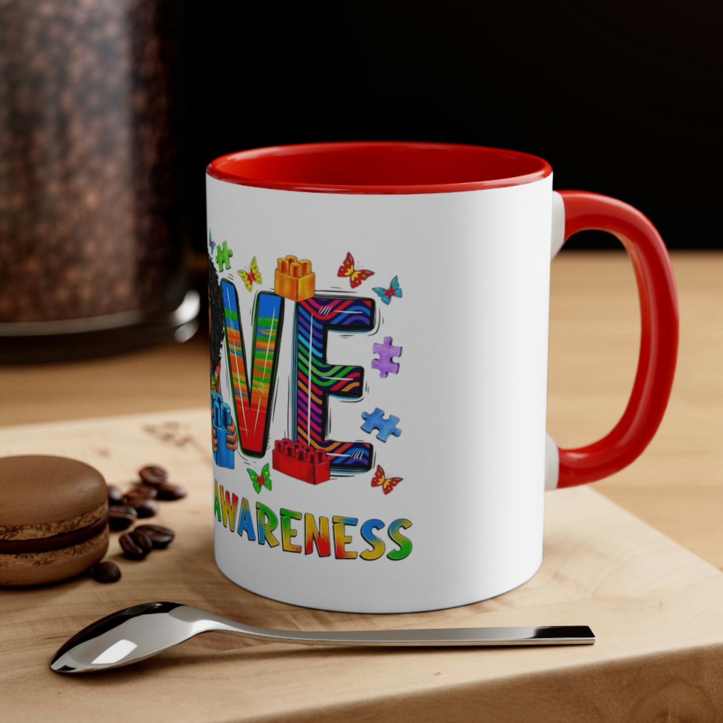 Autism Accent Coffee Mug, 11oz