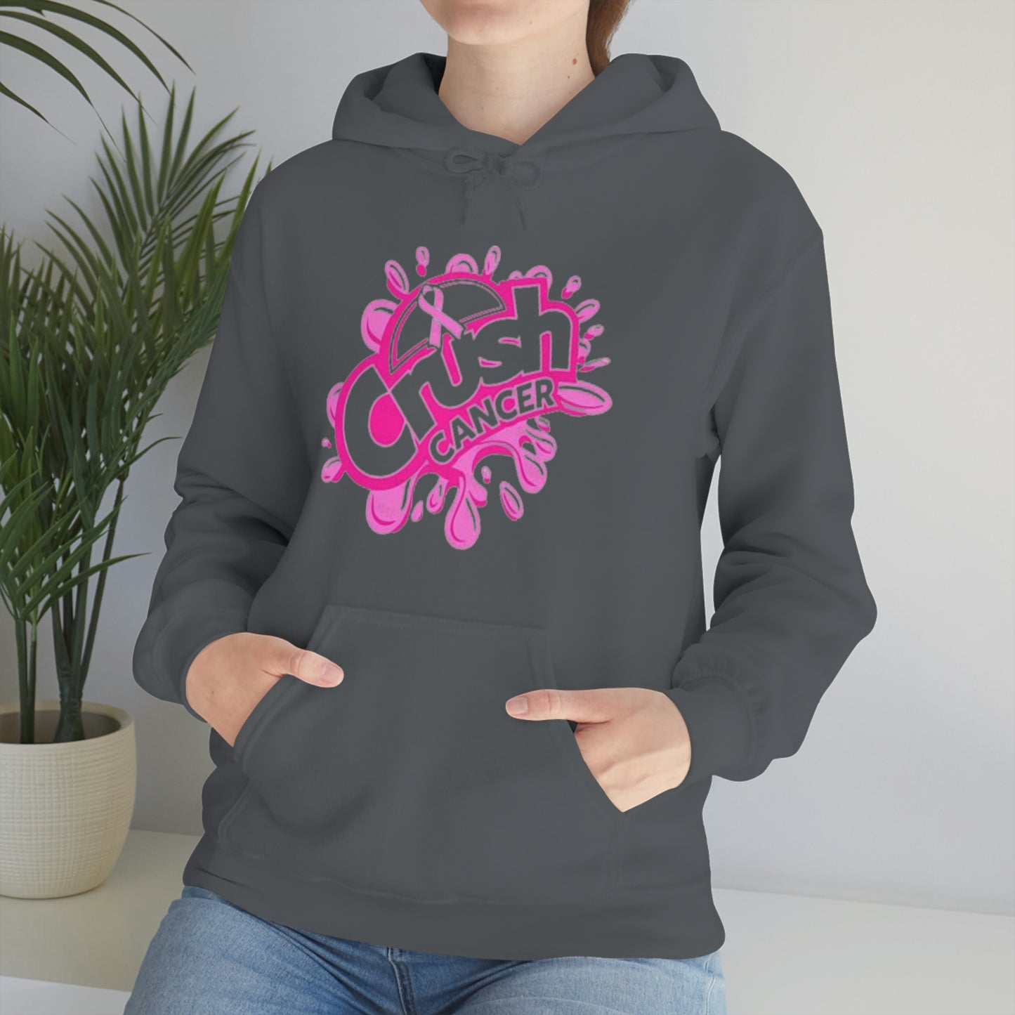 Crush Cancer Heavy Blend™ Hooded Sweatshirt