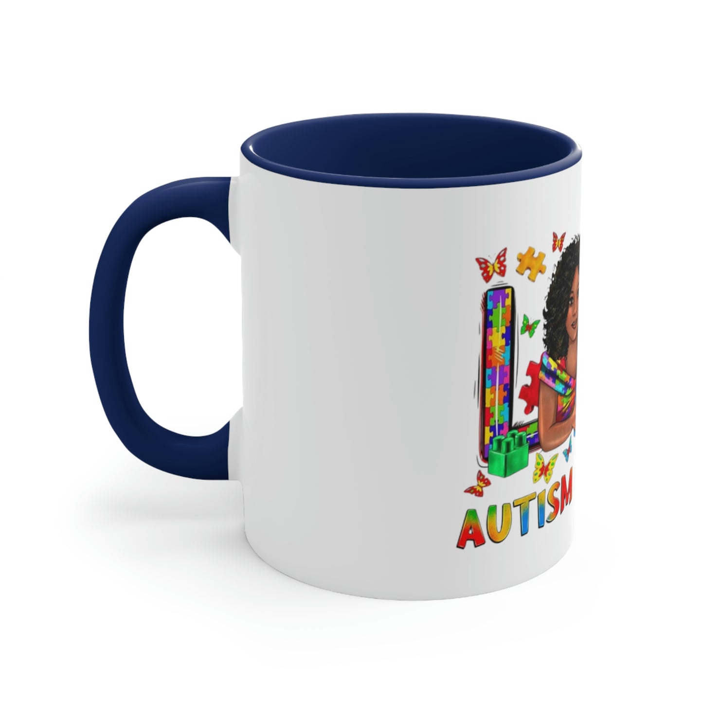 Autism Accent Coffee Mug, 11oz