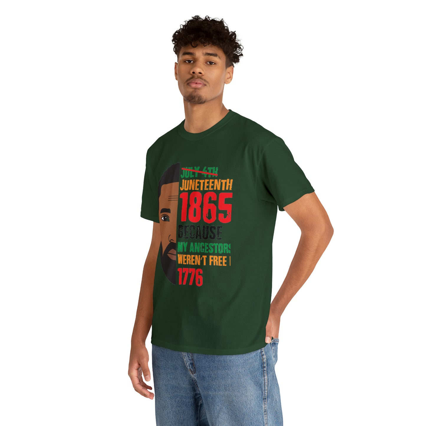 Mens Juneteenth Cotton Tee