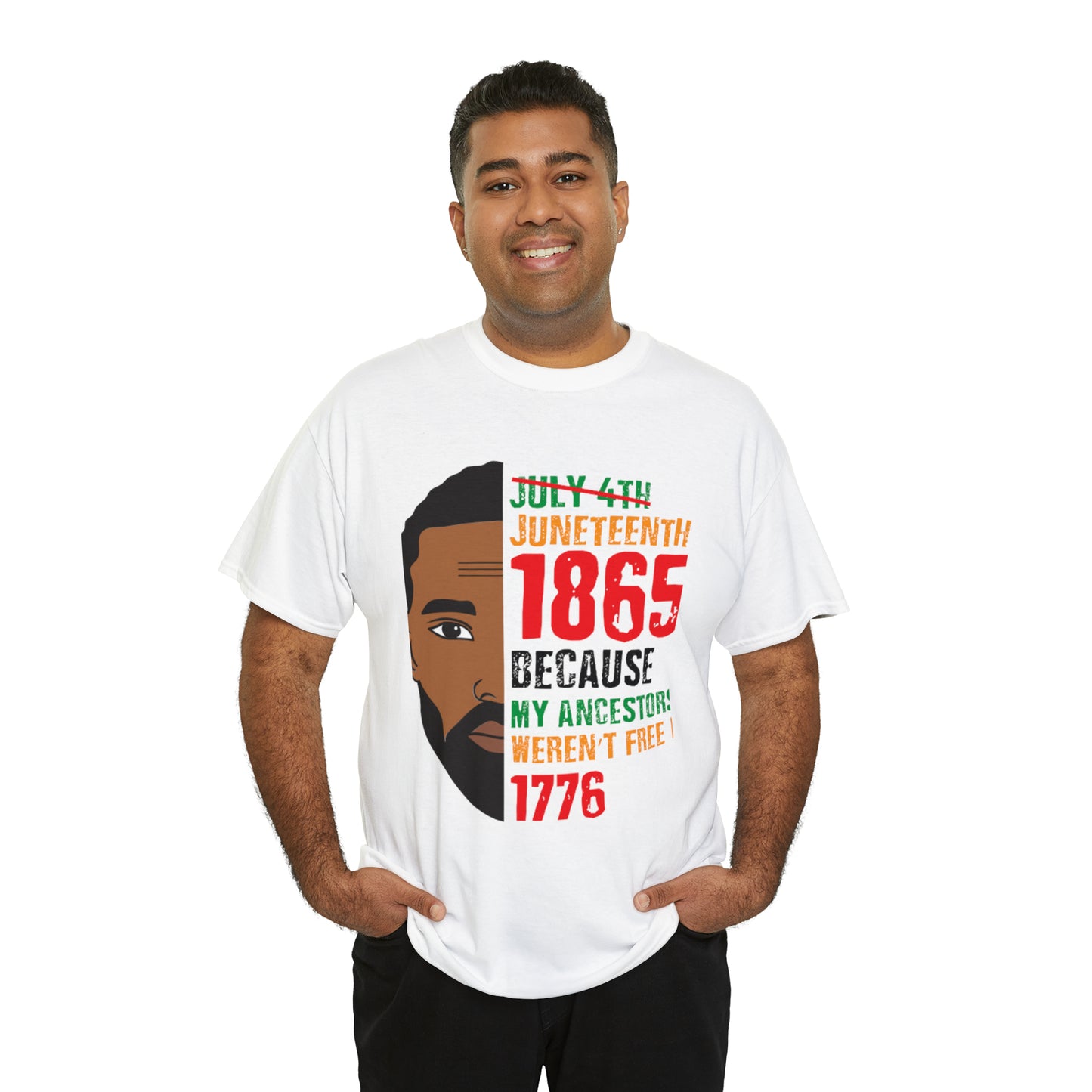 Mens Juneteenth Cotton Tee