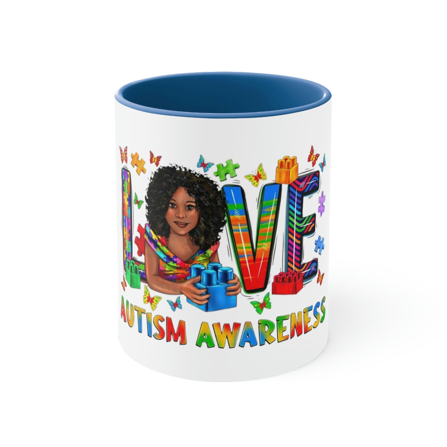 Autism Accent Coffee Mug, 11oz