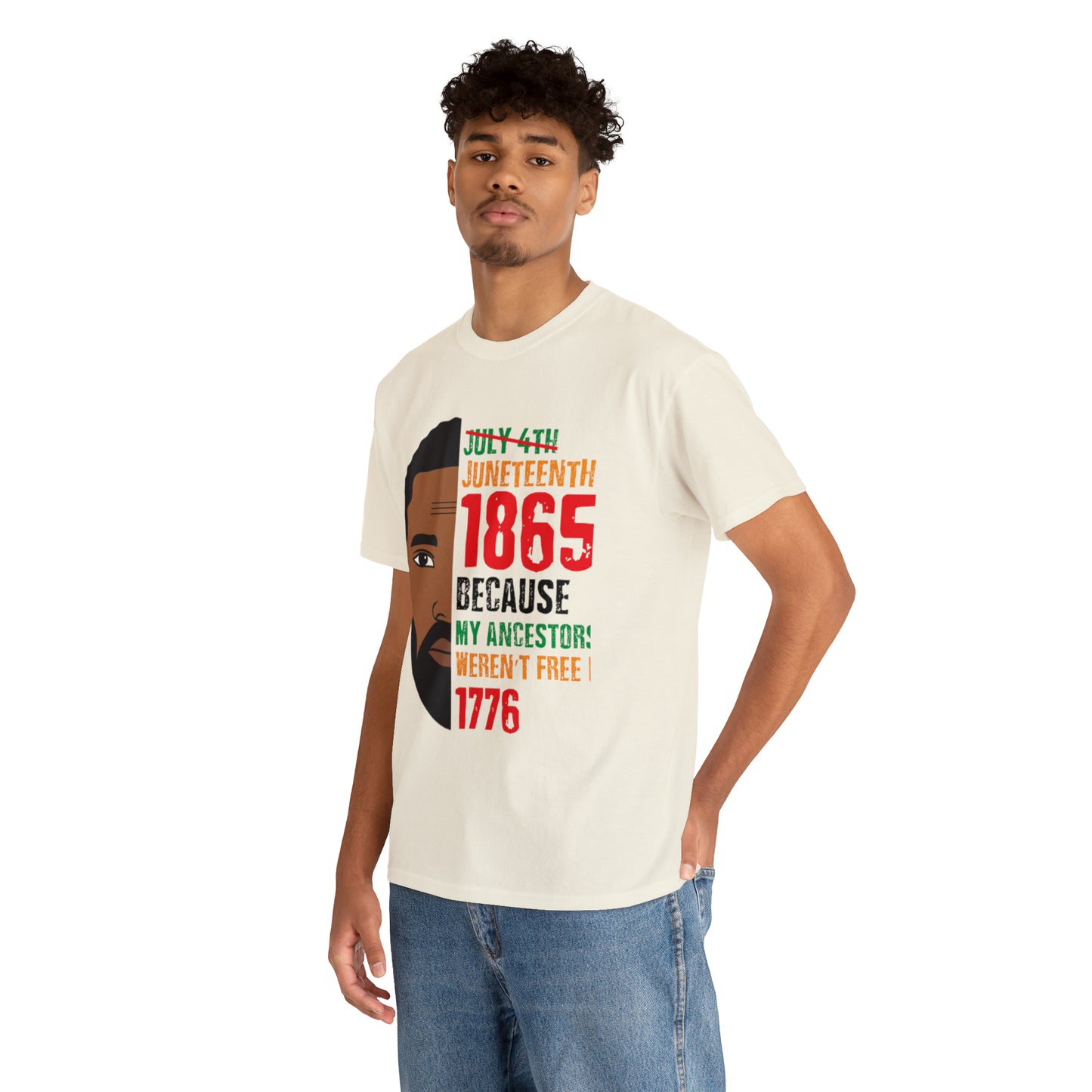 Mens Juneteenth Cotton Tee