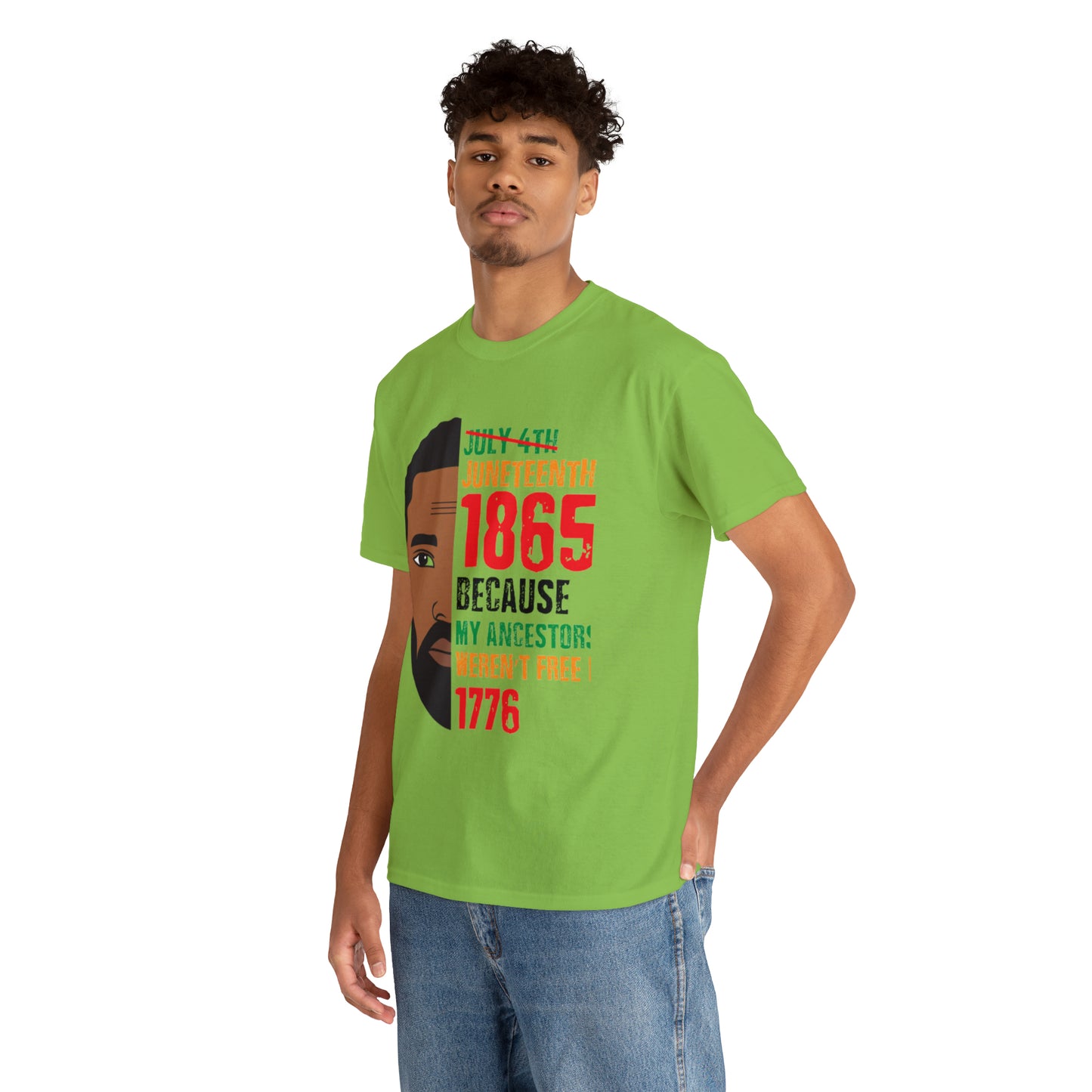 Mens Juneteenth Cotton Tee