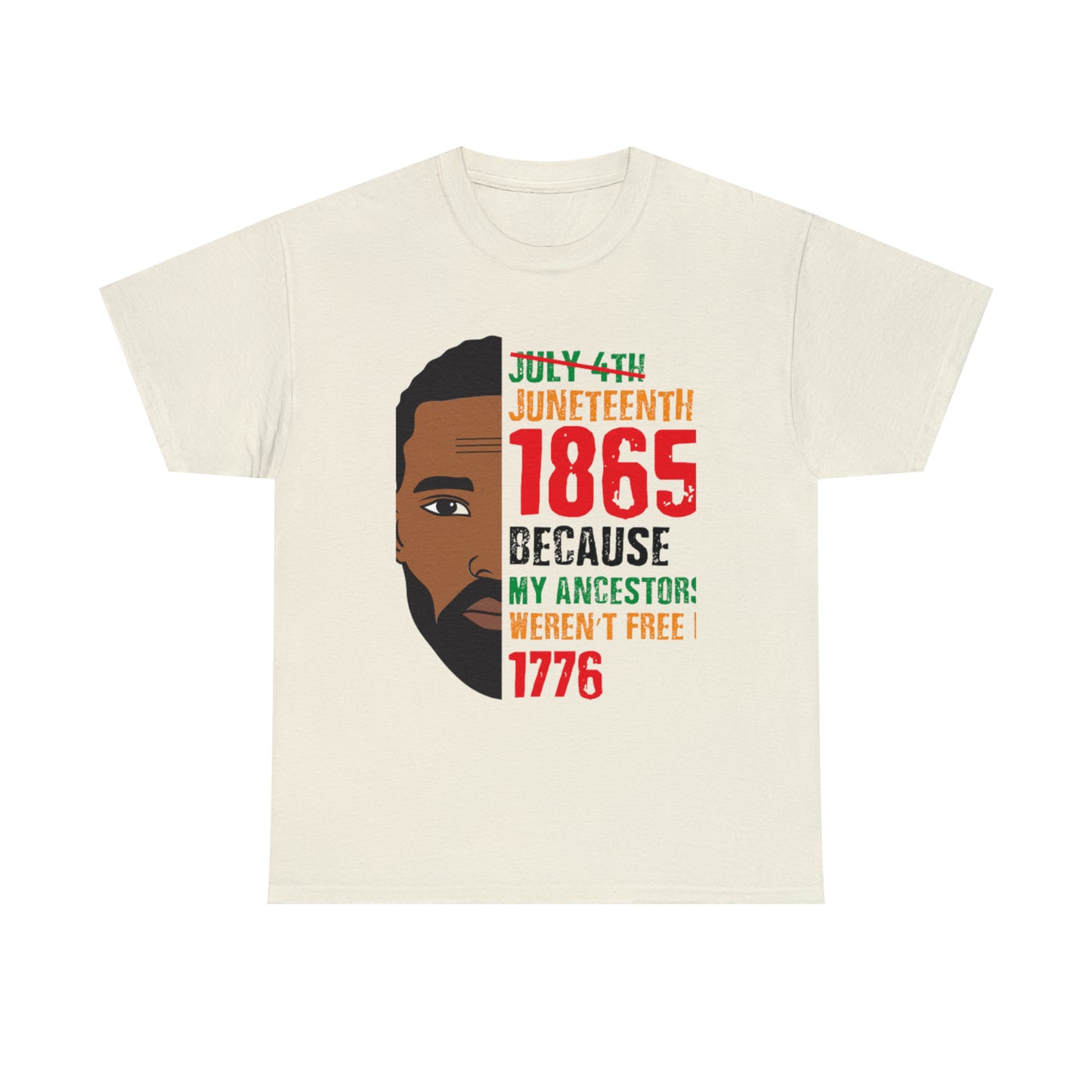 Mens Juneteenth Cotton Tee