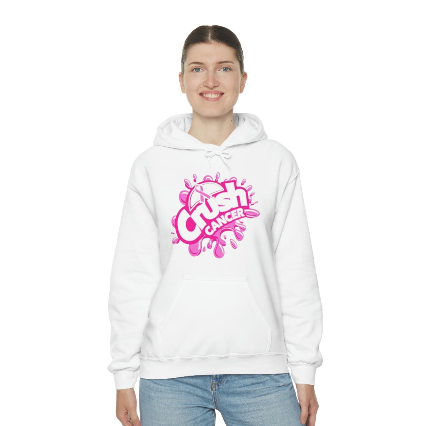 Crush Cancer Heavy Blend™ Hooded Sweatshirt