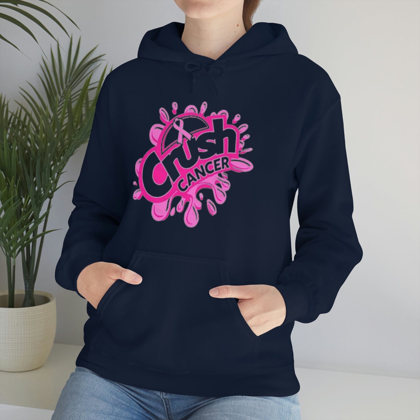 Crush Cancer Heavy Blend™ Hooded Sweatshirt