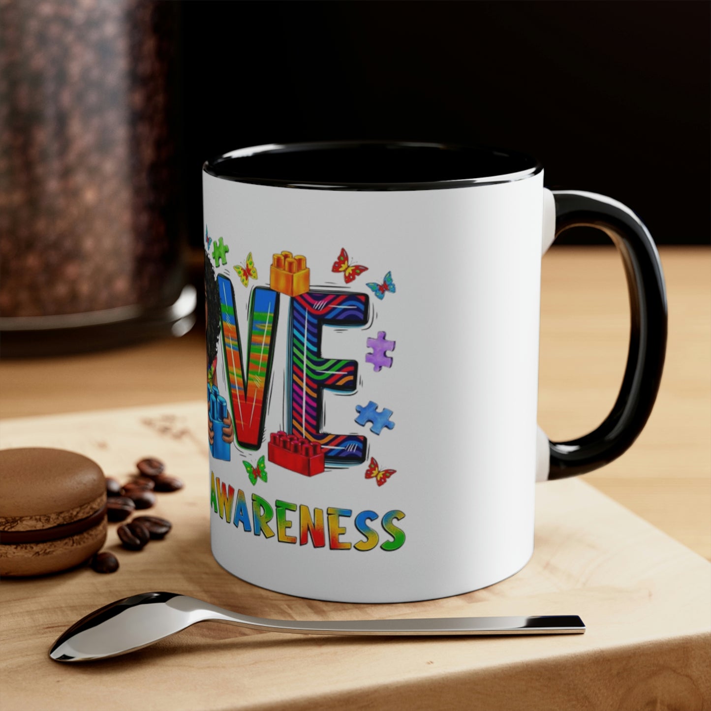 Autism Accent Coffee Mug, 11oz