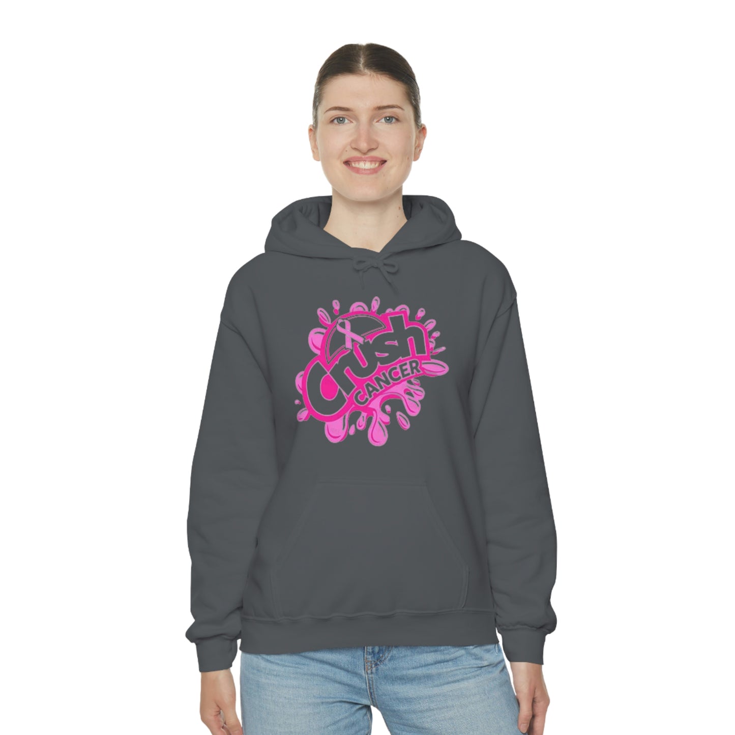 Crush Cancer Heavy Blend™ Hooded Sweatshirt