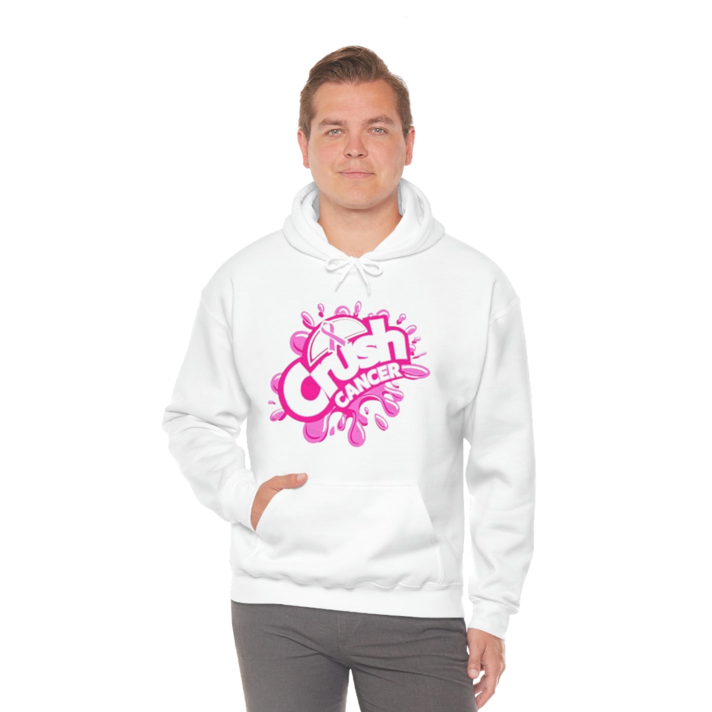 Crush Cancer Heavy Blend™ Hooded Sweatshirt