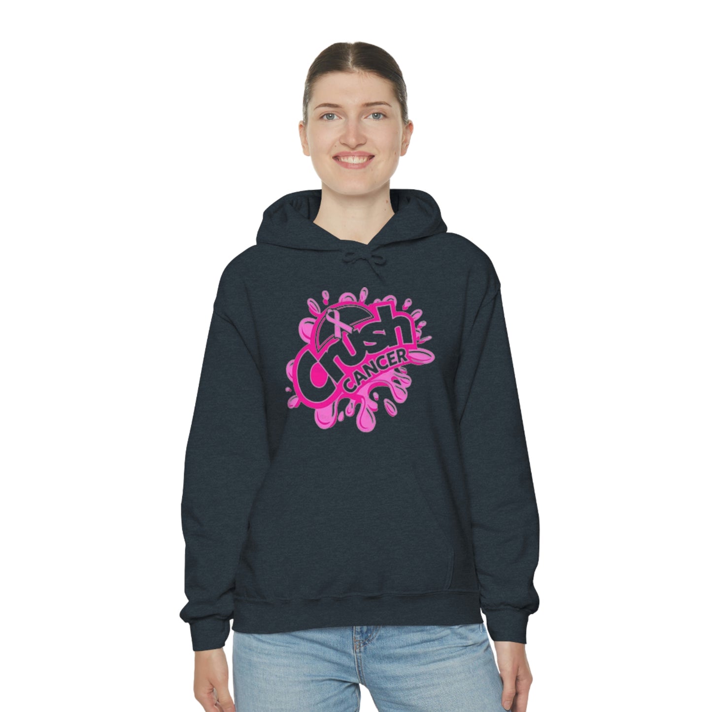 Crush Cancer Heavy Blend™ Hooded Sweatshirt