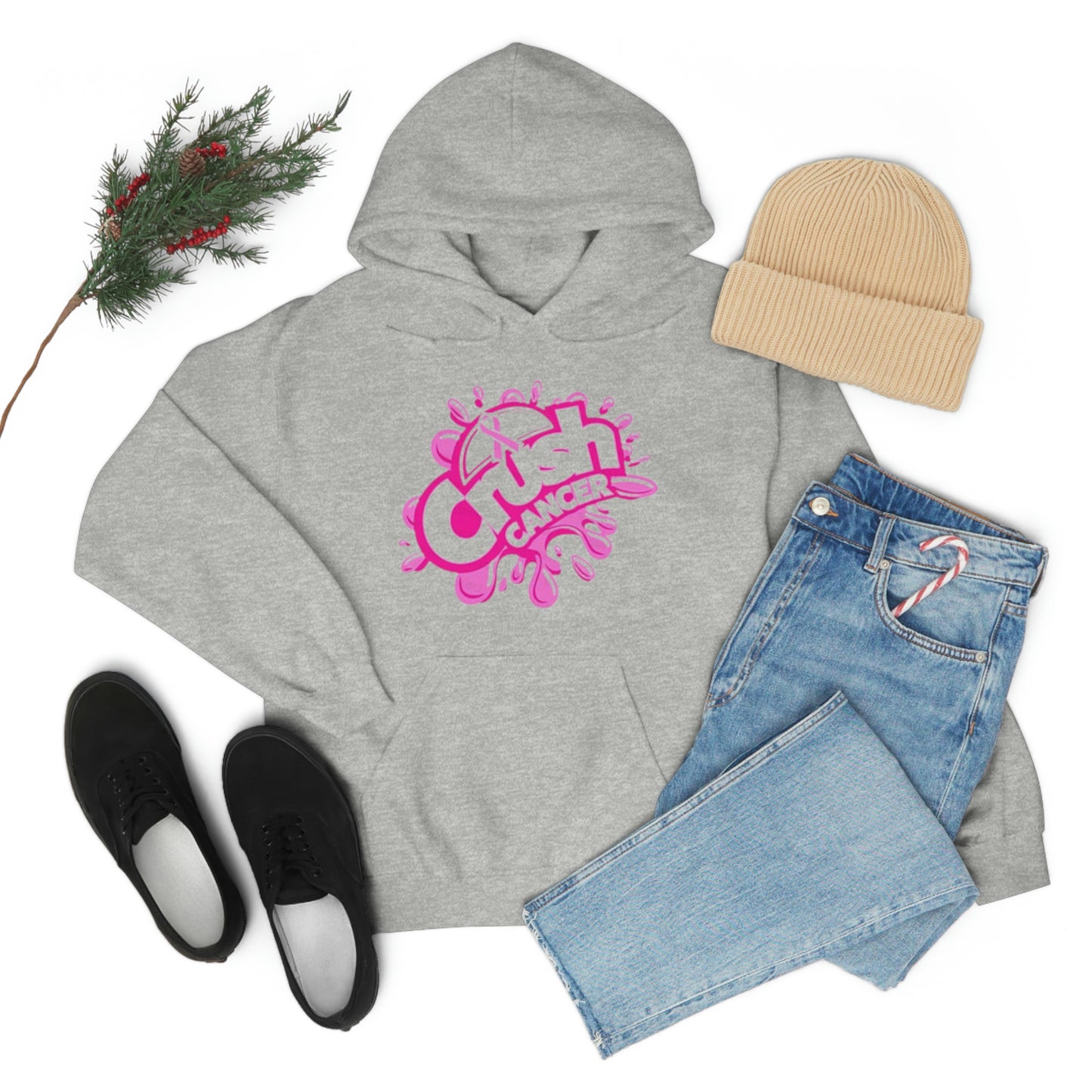 Crush Cancer Heavy Blend™ Hooded Sweatshirt