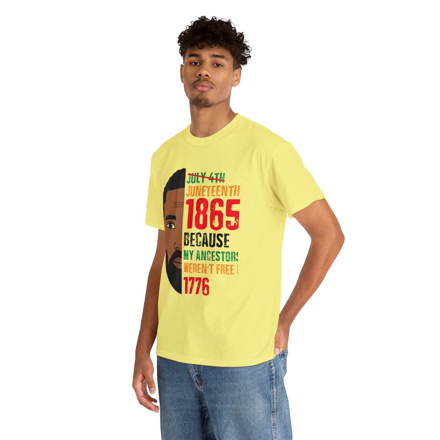 Mens Juneteenth Cotton Tee