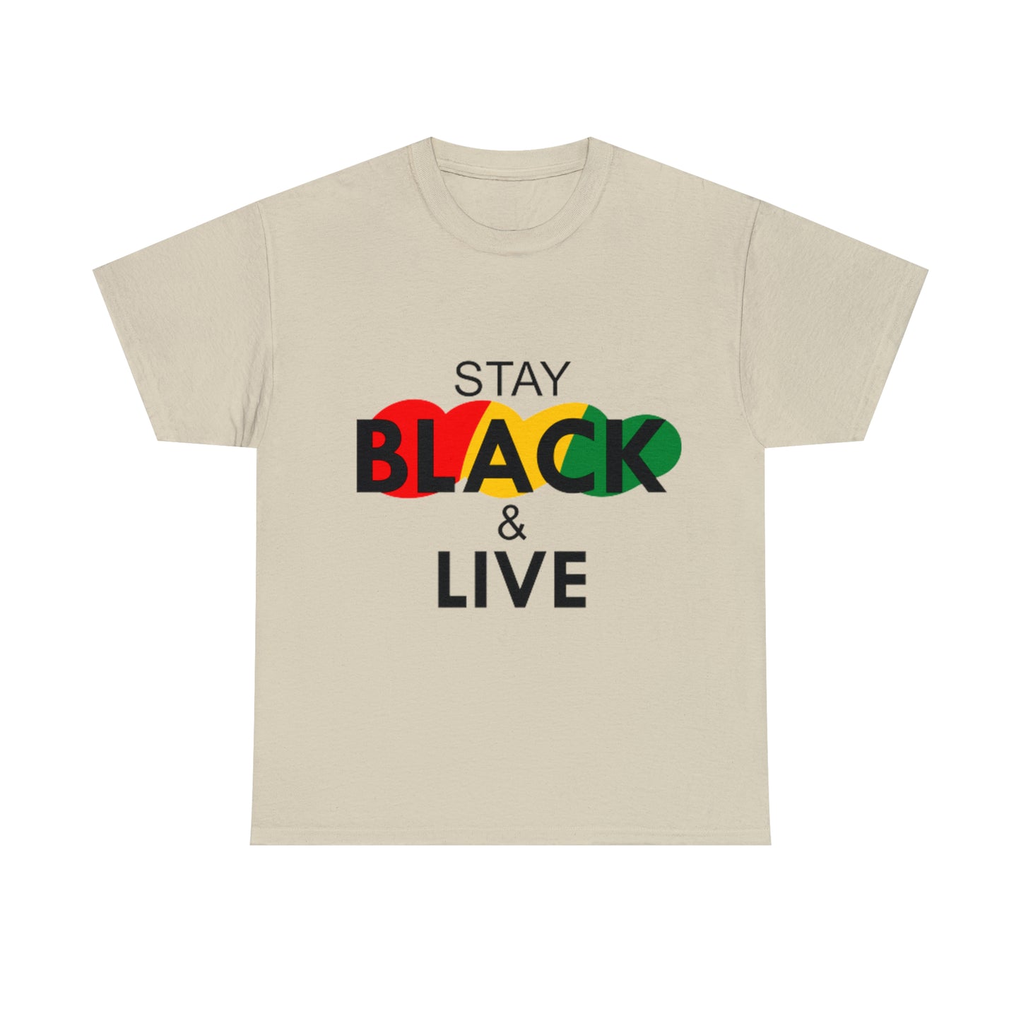 Stay black & live Cotton Tee