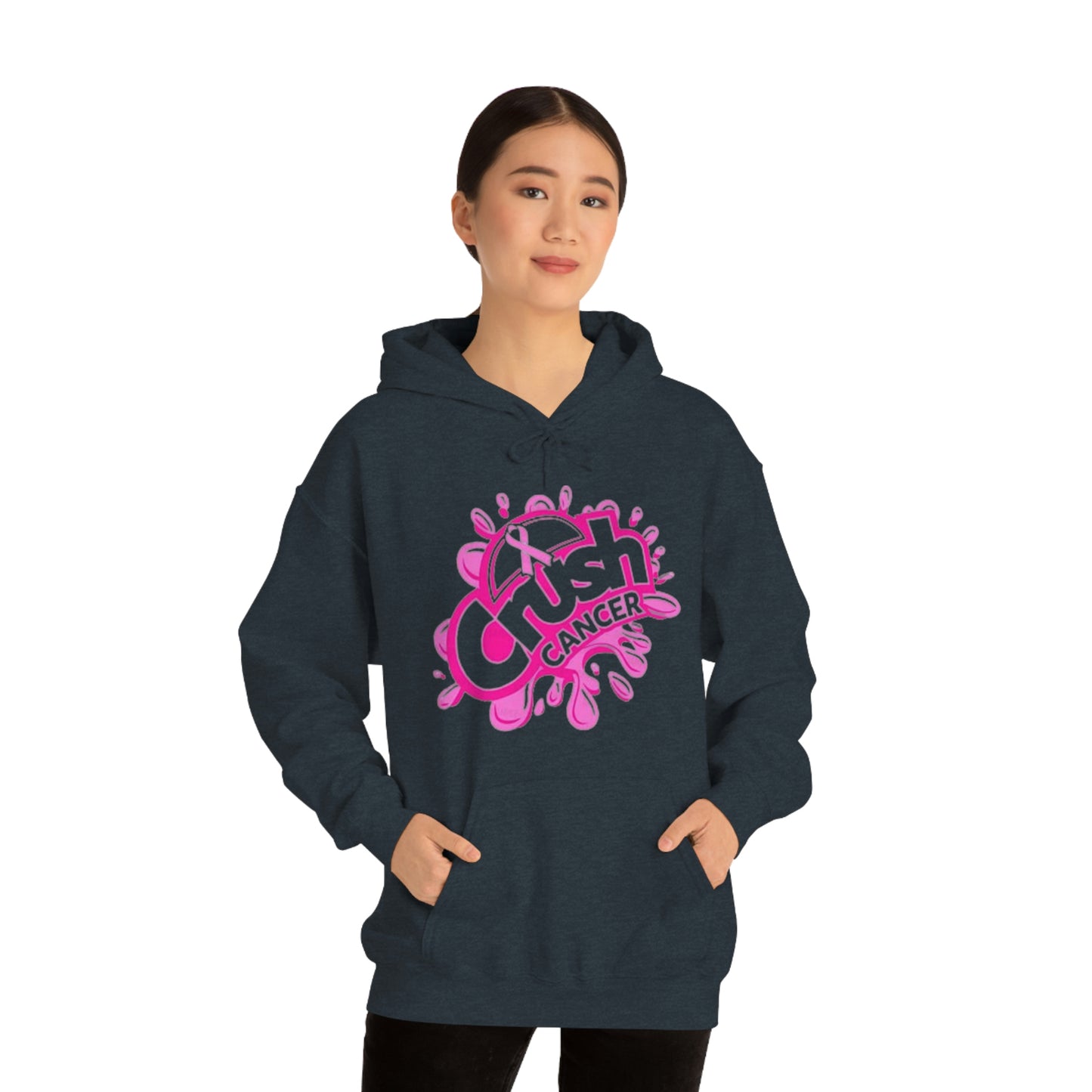 Crush Cancer Heavy Blend™ Hooded Sweatshirt