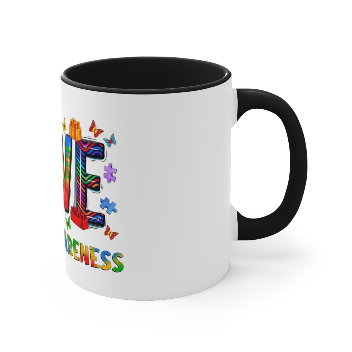 Autism Accent Coffee Mug, 11oz