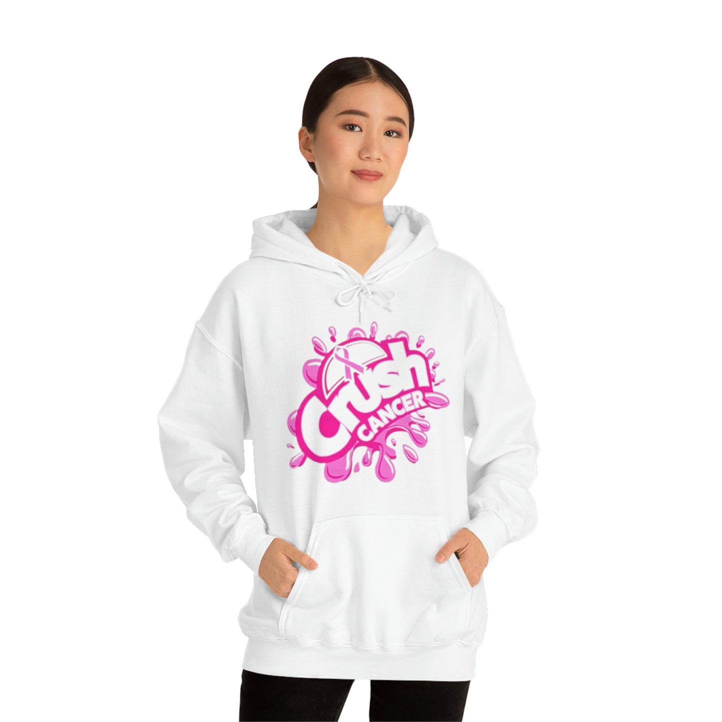 Crush Cancer Heavy Blend™ Hooded Sweatshirt