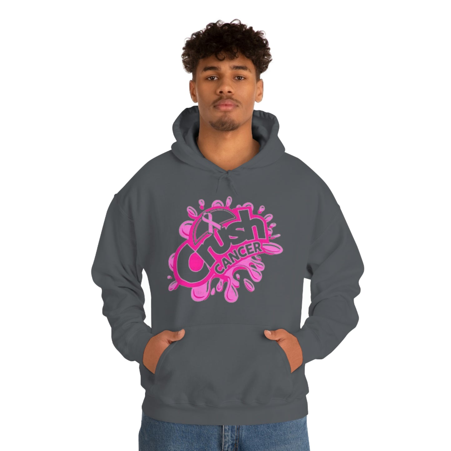 Crush Cancer Heavy Blend™ Hooded Sweatshirt